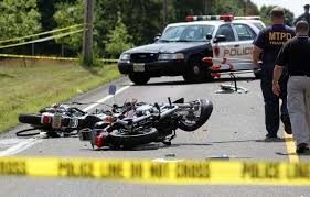 Motorcycle accident picture